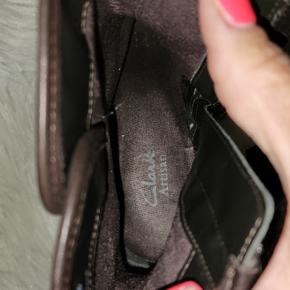 Clarks Tige DE Cuir Leather ankle Booties - Picture 15 of 17